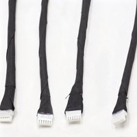 Arnés de Cables con Conector Recubierto de Tela Trenzada, Funda Trenzada Resistente a la Abrasión para Cableado Interno de Equipos Electrónicos