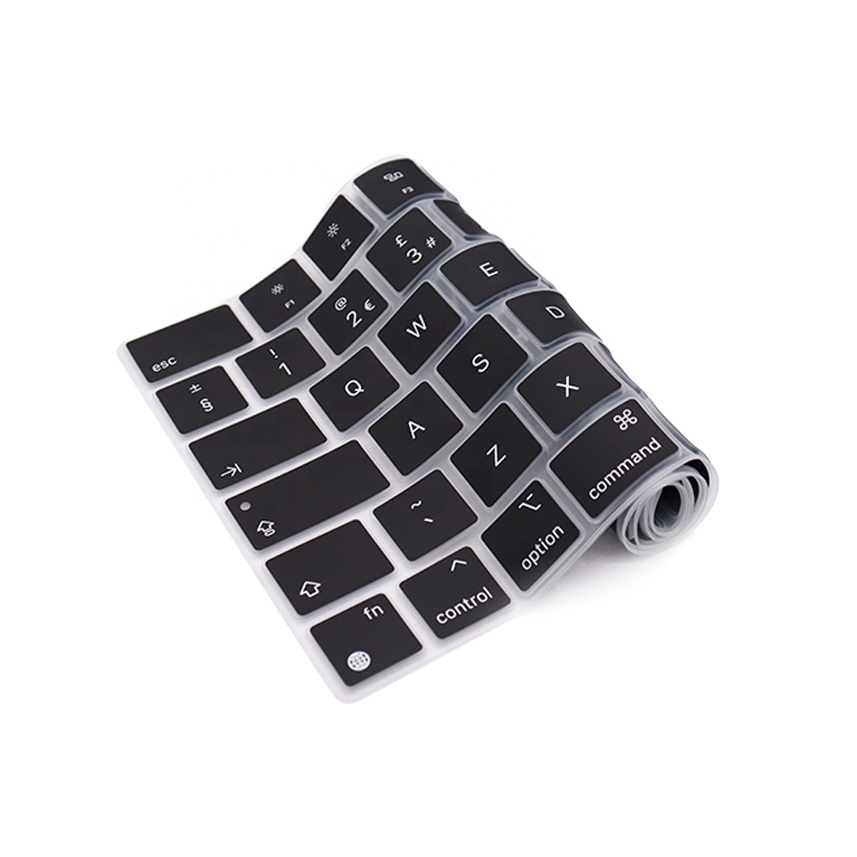 EU версия цвет белый, черный; 14 дюймов клавиатура протектор для Mac Pro A2442 на английском языке