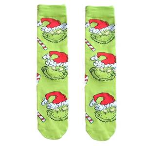 Calcetines Navideños Creativos de Punto con Diseño de <span class=keywords><strong>Grinch</strong></span>, Decoraciones Modernas para Parejas - Product Image 6