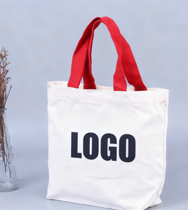 Bolsa de tela de algodón reutilizable personalizada con logotipo, bolsa de regalo, bolsa de tela al por mayor, bolso bandolera - Product Image 4