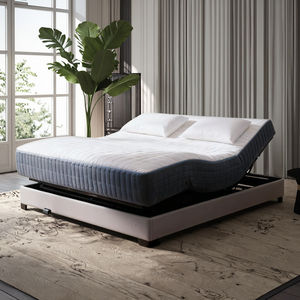 Интеллектуальный умный матрас: современный, комфортный, дышащий, складной, прочный, с 3D-пеной с эффектом памяти, средней жесткости, с двойным управлением, для спальни - Product Image 1