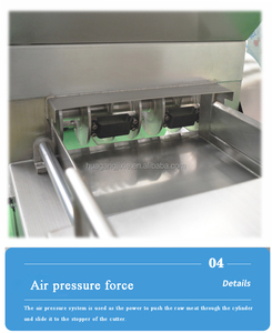 HUAGANG Machine industrielle à grande capacité pour la découpe, le planage et le broyage de blocs de viande de poulet congelée, avec moteur, modèle BR-700 SUS304 - Product Image 3