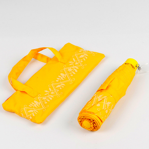 <span class=keywords><strong>Parapluie</strong></span> élégant Portable à trois plis, pour femmes, avec sac de transport, pochette, g - Product Image 4