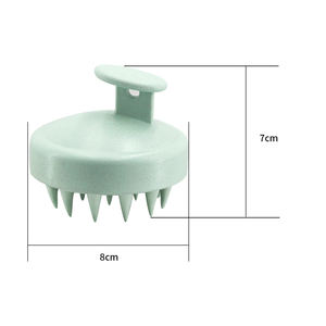 Cepillo suave de silicona de artefacto de champú portátil de una pieza para <span class=keywords><strong>Amazon</strong></span> en stock para bebé con tipo iónico de nailon - Product Image 2