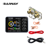 Moniteur de batterie de voiture universel BW-TC169 6-80V 0-150A, testeur de tension de charge et de décharge, indicateur de capacité de batterie