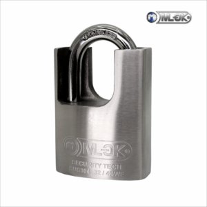 Cadenas de sécurité en acier inoxydable poli durable MOK avec clé maîtresse - Anti-vol et étanche pour les marchés américains - Product Image 3
