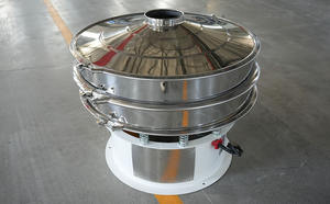 1 परत रोटरी कंपन स्क्रीन स्टेनलेस स्टील ऊर्ध्वाधर मोटर उच्च दक्षता उच्च परिशुद्धता कंपन सीव सिफ्टिंग मशीन - Product Image 3