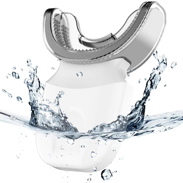 Portable Intelligent Home/Travel Electric Toothbrush Kit New U-Shape Design Oral Care Vibration Feature Teeth Whitening Device