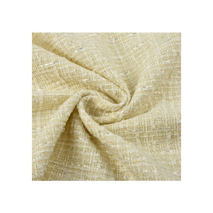Sự lựa chọn hàng đầu cho thời trang phù hợp với <span class=keywords><strong>Polyester</strong></span> vàng và bạc kim loại đồng bằng Tweed vải là thích hợp cho trang phục ném gối vv - Product Image 5