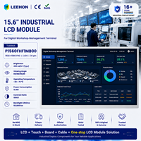 TIANMA Layar Industri FHD 15,6 Inci 1920*1080 400 Cd/m² LVDS-30PIN P1560FHF1MB00 Modul LCD untuk Terminal Pabrik Digital