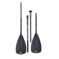 OKHEALING Factory – Lot de 4 pagaies réglables en longueur pour SUP et kayak, légères en fibre de verre, 2-en-1 OEM, à double lame