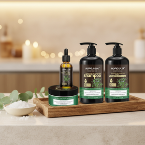 Crème Végétalienne Nettoyante Concentrée HopeJulia Anti-Pelliculaire Hydratante Croissance Cheveux, Romarin Menthe Arbre à Thé, 500ml - Product Image 2