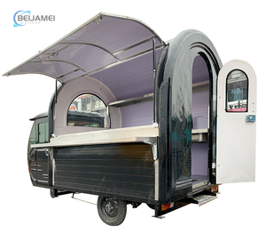 Triciclo per Fast Food, Food Truck <span class=keywords><strong>Mobile</strong></span>, Rimorchio Alimentare per Gelati, Hamburger, Colazione, Caffè in Centri Commerciali, Eventi e Parchi Divertimento - Product Image 4