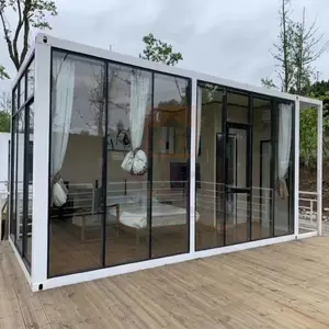 2021 China Flat Pack container Prefabricated Residential Container House Home factory Price for sale