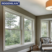 Ventanas Acústicas Personalizadas de Fábrica ROGENILAN, Ventanas de Doble Vidrio con Rejilla Acústica, Ventanas de Aluminio con Doble Vidrio para Ahorro de Energía para Viviendas