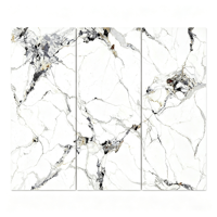 Panneau imitation brique 1200x2400mm, 9mm d'épaisseur, surface brillante haute blancheur pour halls, hôtels, boutiques, design moderne