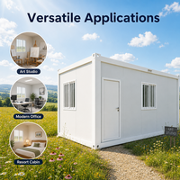 Maisons conteneurs modulaires préfabriquées démontables, construction à panneaux sandwich, design industriel pour le camping et les travailleurs