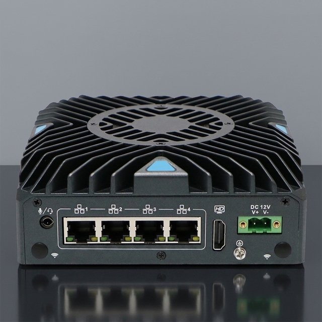 Factory Price I3/I5 8th/10th Gen Nas case Quad Gigabit LAN 6 USB 3.1 M.2 Slots Fanless Mini Pc for Firewall VPN Server Hardware