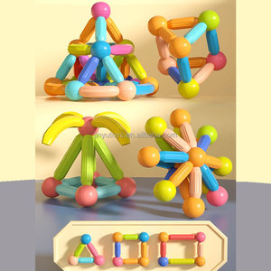 Bricolage Construction magnétique apprentissage précoce constructeur éducatif variété enfants tige magnétique blocs de construction pour enfants jouets - Product Image 6