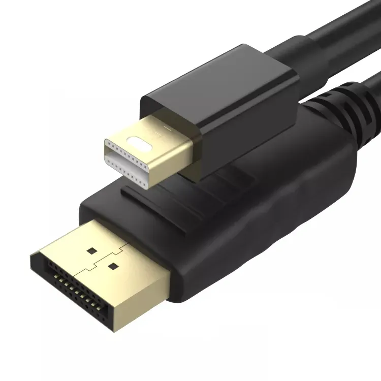Support 4K HD Mini Display Port To Display Adapter 1.5 M Mini DP To DP Cable Male to Male Cable For MacBook