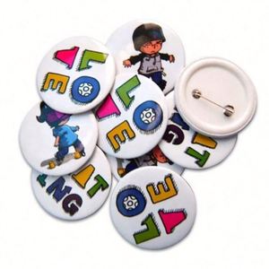 Promotional Custom Made Printed Logo Blank Round Button Badge With Tinplate Pin Buttons - Product Image 6