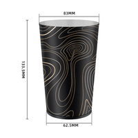 Gobelet lumineux LED activé par liquide, tasse en plastique RGB pour bar, club, fête, événement, articles de bar, vente en gros, personnalisable