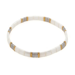 Go2boho Bracelet Miyuki Pour Homme Stretch <span class=keywords><strong>Tila</strong></span> Perles Bijoux - Product Image 1