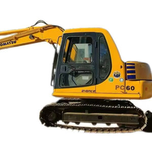 Utilisé pour Komatsu PC60 Mini-excavatrice de 6 tonnes en bon état Excavatrice sur chenilles avec moteur Core Component Machine à vendre - Product Image 1