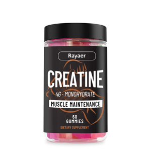 Rayaer - Suplementos de Creatina Monohidratada en Gomitas de Marca Privada OEM para Antes del Entrenamiento, para Mujeres y Hombres - Product Image 1