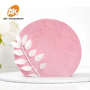AK 2 pièces demi-rond Transparent acrylique grattoir plateau à gâteau bord de gâteau ensemble de décoration de crème lisse gâteau épandage DYI outil de cuisson
