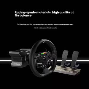 MOZA R5 Rennsimulator-Set mit Direktantrieb-Pedalständer und Lenkrad für Forza Horizon 5 <span class=keywords><strong>ETS2</strong></span> (PC) - Product Image 2