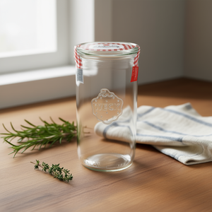 Pot en verre à bord rond Weck, lot de 12, récipient de conservation - Product Image 3