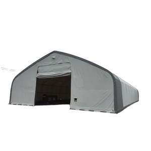 Tente de stockage robuste 40x20m pour atelier agricole, avec double treillis en PVC et abri pour conteneurs - Product Image 3