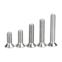 Vis à tête fraisée plate cruciforme en acier inoxydable 304 YB819 M3 M4 M5 M6 M8 M10