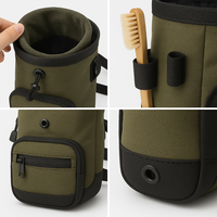 Sac à craie personnalisé pour l'escalade Matériau Oxford Doublure amovible Porte-balais OEM Sac de taille à bloc pour l'intérieur et l'extérieur