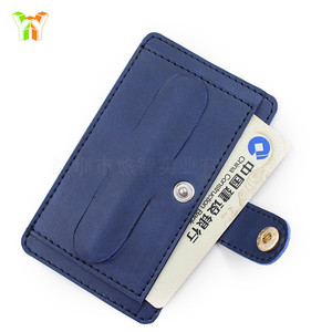 Nuevo soporte para teléfono/tarjetero, tarjetero de piel sintética para teléfono, soporte para tarjeta de transporte público, soporte adhesivo para la parte trasera del teléfono. - Product Image 3