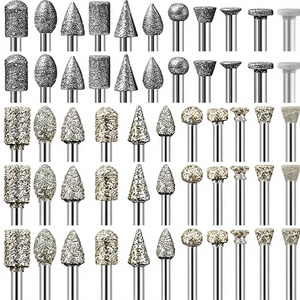 Jeu de disques abrasifs en carbure de tungstène OEM, tige de 0,25 po, compatible avec les outils rotatifs <span class=keywords><strong>Dremel</strong></span>, 40 pièces, pour la sculpture et le polissage du <span class=keywords><strong>verre</strong></span> - Product Image 2