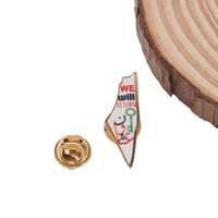 Épinglette de drapeau de la Palestine en émail, souvenir en métal en gros, badge de drapeau palestinien, épinglette de carte de la Palestine