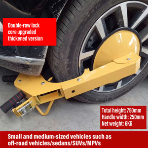 Bán Buôn Xe Chống Trộm Khóa Bãi Đậu Xe Chống Trộm Thép Bánh Xe Lớn Kẹp Hướng Dẫn Sử Dụng Xe Tải Bánh Xe Khóa - Product Image 3