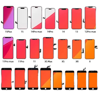 Écran en verre remis à neuf pour iPhone 16 X 11 12 13 14 15 Mini Pro Max, écran d'origine pour iPhone, pack de service