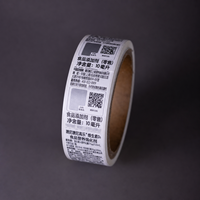 Rouleau d'étiquettes d'expédition thermiques de qualité supérieure sur mesure, autocollant à adhésion forte, autocollant alimentaire personnalisé pour utilisation en supermarché