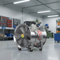Ventilateur d'extraction industriel mobile, Circulateur d'air portable, Ventilateur axial à tambour haute performance