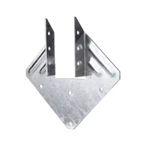 Heavy Duty Timber Structure Connecting Brackets 5 Mm Galvanized Steel For Wooden House Connectors Beam Trusses - Product Image 4