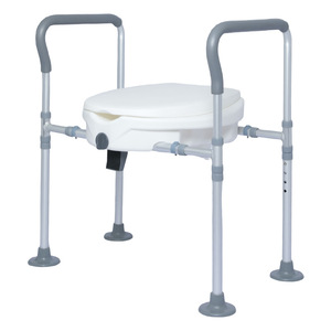 Rehausseur de siège de toilette Baiyurui, réglable en hauteur, pour personnes âgées et handicapées, équipement de sécurité pour la salle de bain - Product Image 1
