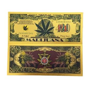 2026 Nice America sun hemp bankbiljetten in 24K verguld goud voor verzameling - Product Image 6