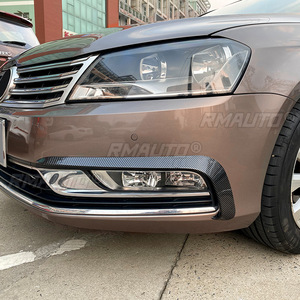 For VW Passat B7 2011-2015 Body Kit Wind Knife Spoiler Tuning Air Blade Front Bumper Side <b>Splitter</b> Car Accessories - Product Image 3