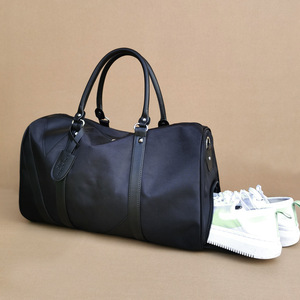 Leichte Vintage <span class=keywords><strong>Oxford</strong></span>-Reisetasche mit großer Kapazität für Geschäfts reisen Kurzstrecken mit Reiß verschluss im Schuh fach - Product Image 2