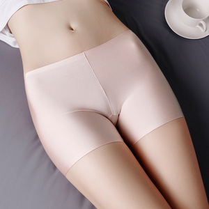 Braguitas de una Pieza de Seda de Hielo y Algodón Puro para Mujer, Antibacterianas, Transpirables, Tipo Boxer, Tallas Grandes, para Chicas Curvilíneas - Product Image 3