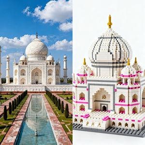 Modelo de Arquitectura de Monumentos Personalizado, Juguete DIY de ABS a Escala 1:12, OEM ODM, Bloques de Construcción de Monumentos Mundiales, Monumento Urbano - Product Image 1