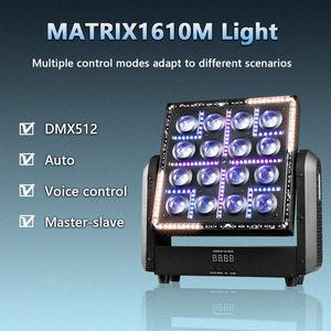 <span class=keywords><strong>Led</strong></span> matrixl ánh sáng sân khấu 16x10W chùm Trắng + <span class=keywords><strong>RGB</strong></span> <span class=keywords><strong>LED</strong></span> + lạnh ấm trắng vòng <span class=keywords><strong>DMX</strong></span> âm nhạc di chuyển đầu blinder ánh sáng cho DJ Disco - Product Image 2